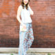 Printed Anthropologie Pants