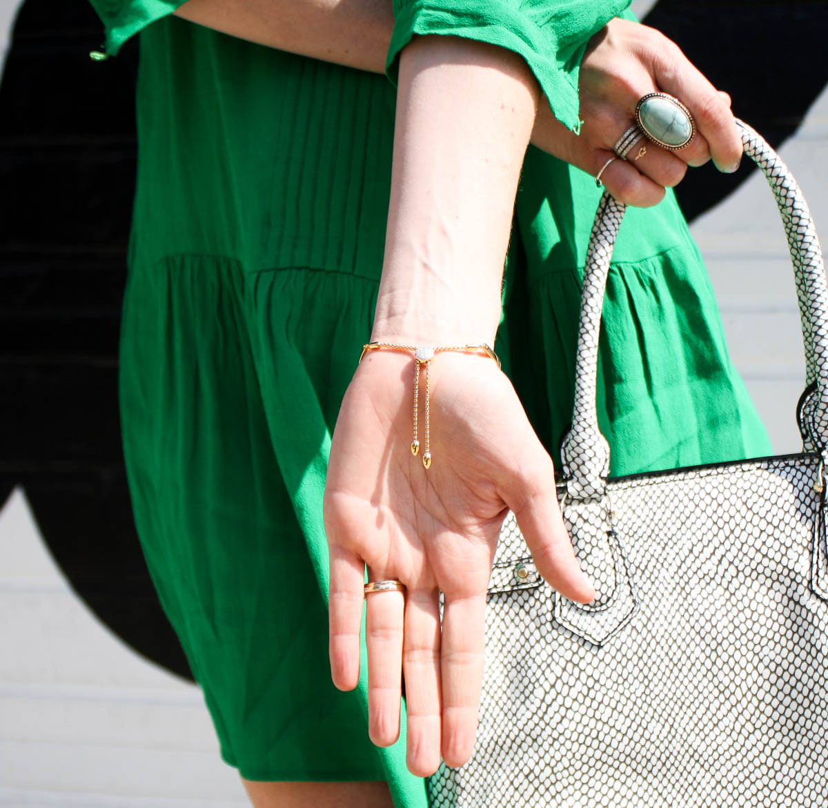 Drop Waist Dress_Henri Bendel Bag_Monica Vinader Bracelet Top Trends for Springtime_Top Chicago Fashion Bloggers-17