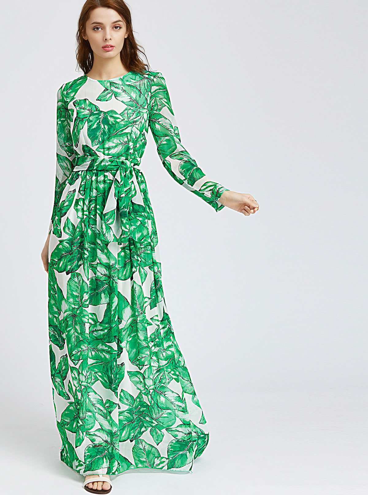 Palm Leaf Dress