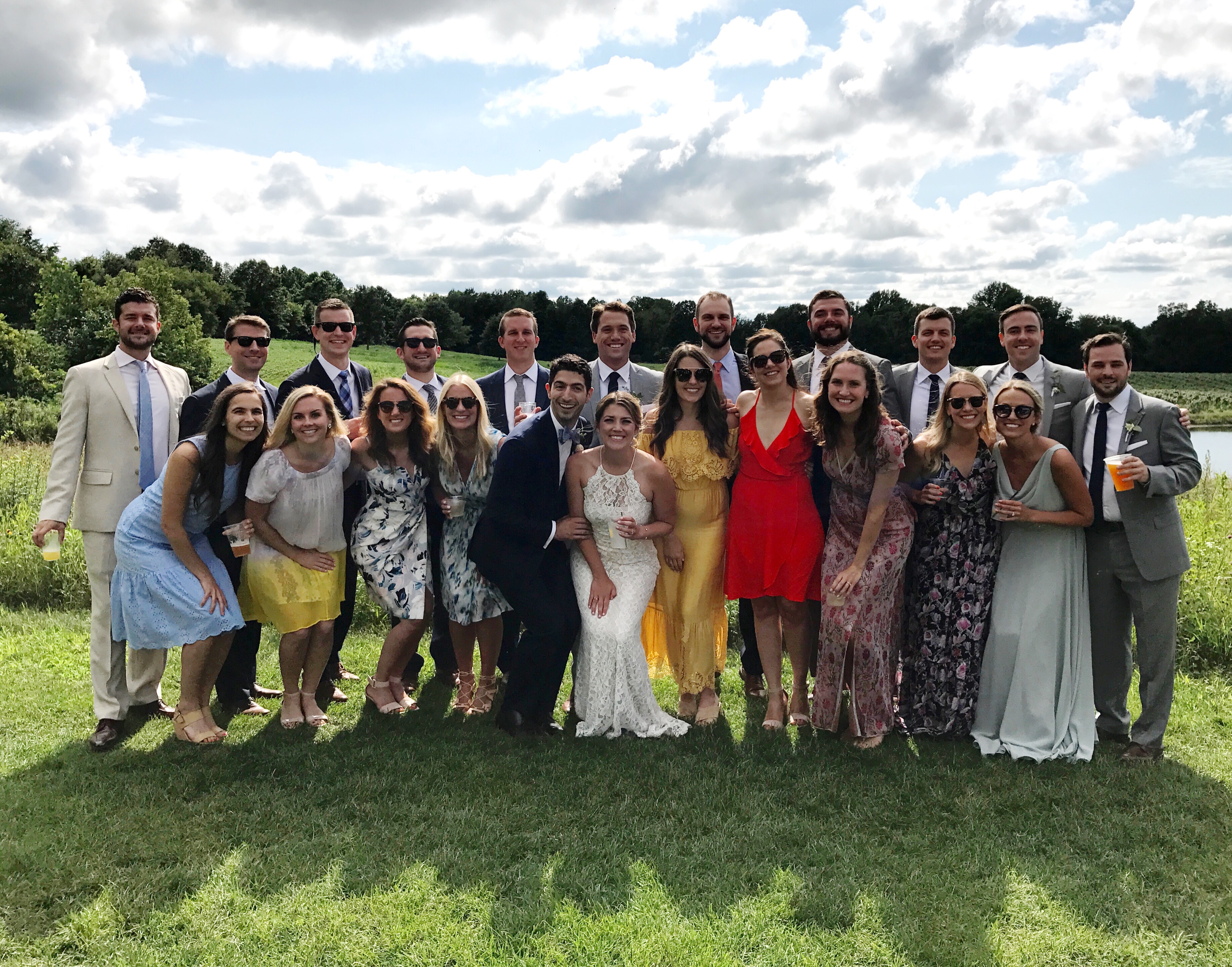 At our friends Al and Becca's wedding