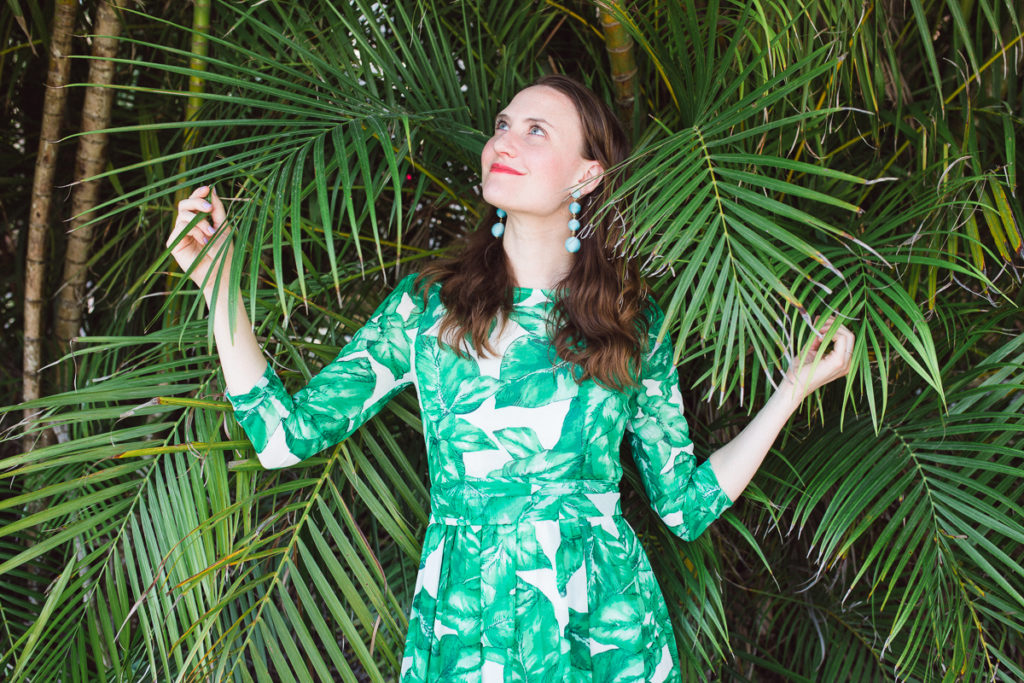 How to go green at home, palm leaves