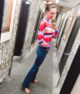 Lewit Stripe Cashmere Blend Sweater 