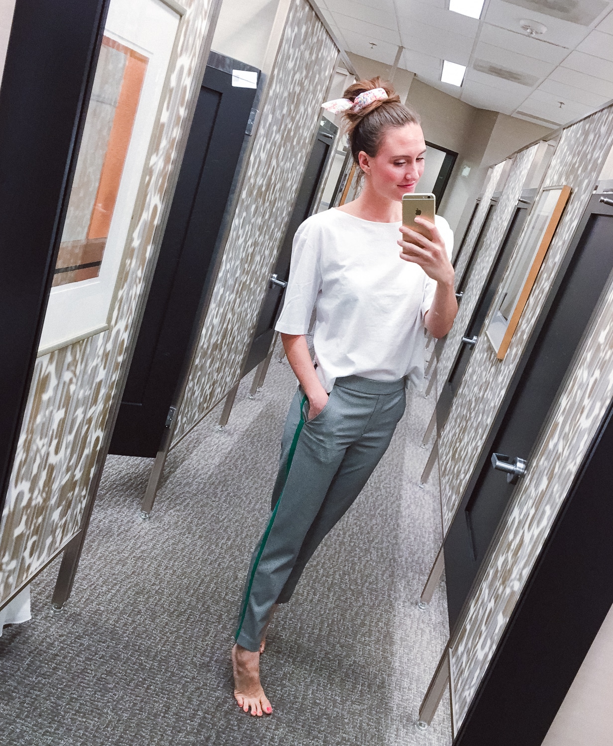 Halogen Side-Stripe Pull On Pants