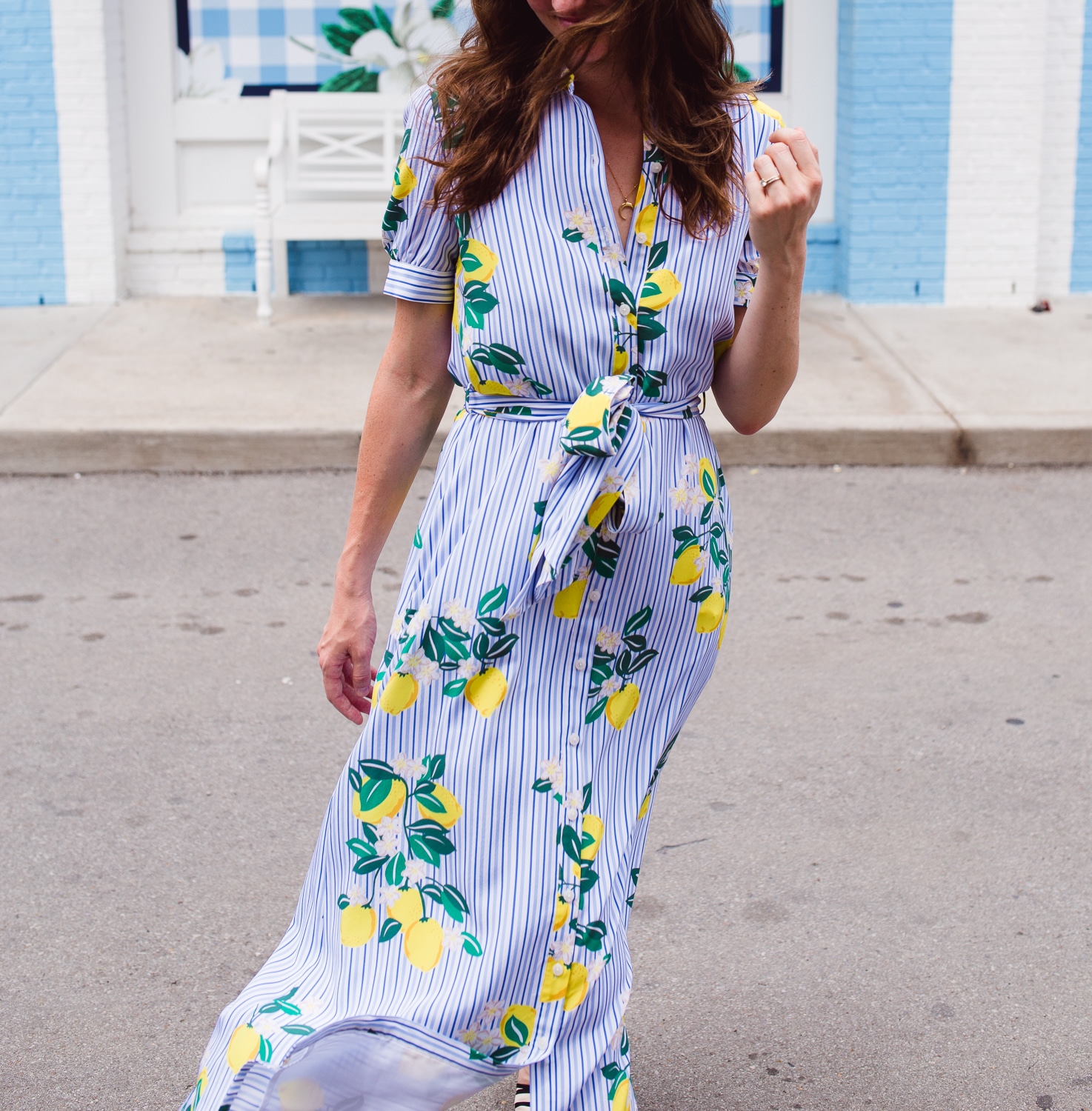 Draper James Lemon Print Shirtdress. - Isn't That Charming