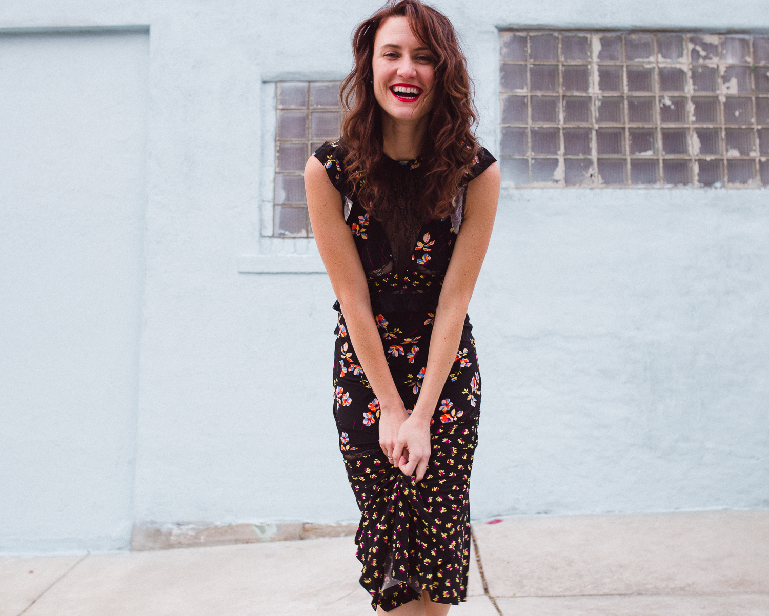 Topshop floral dress