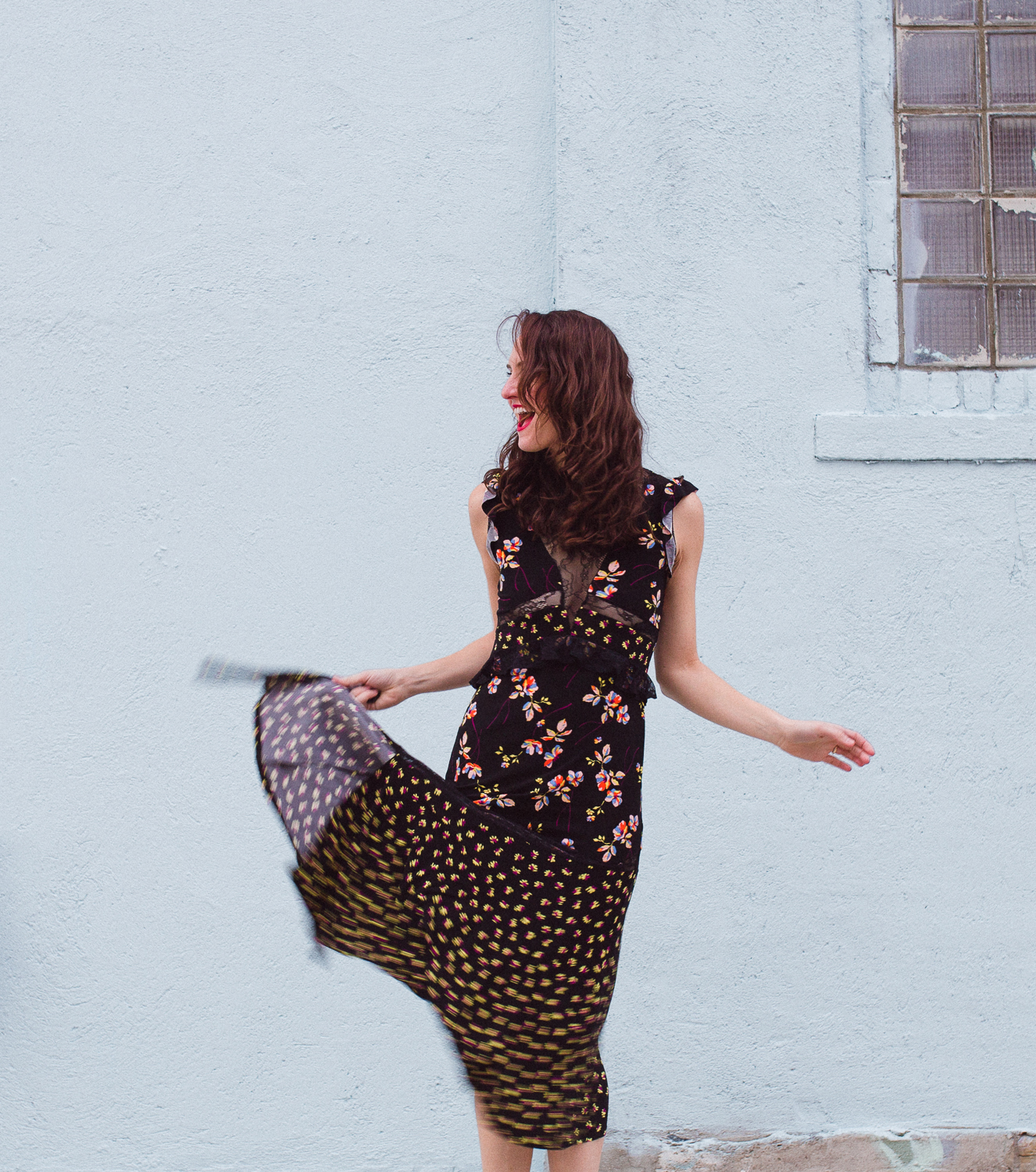 Topshop floral dress