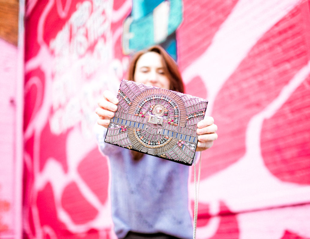 Clutch is the Kaliedescope Clutch from Area Stars.