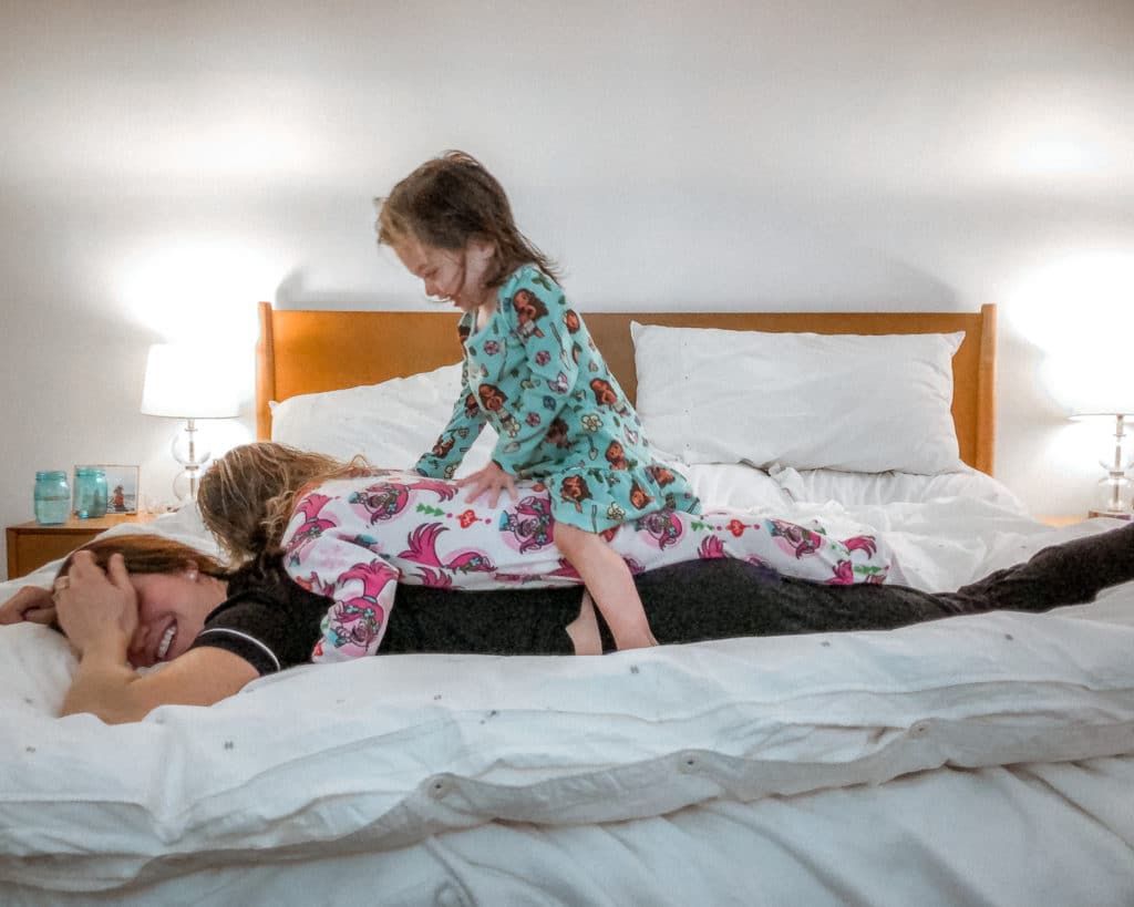 No screens, all play! These little ladies are a handful, but they're also so much fun.