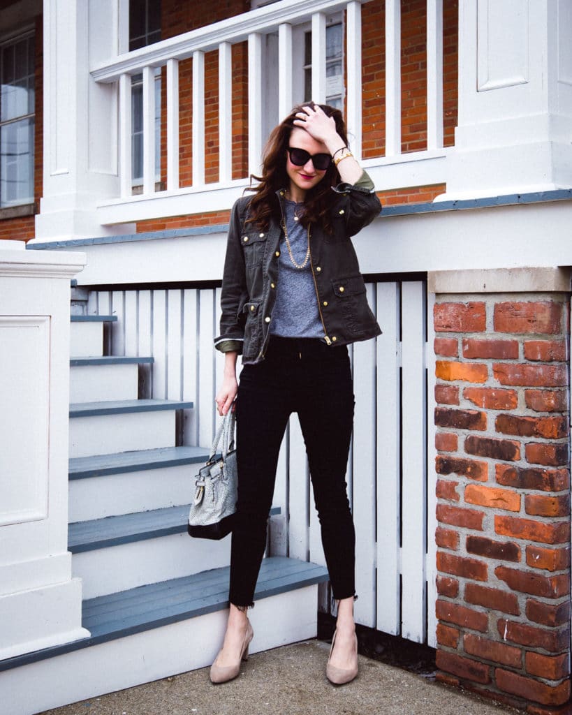 Step-Hem Mother Jeans