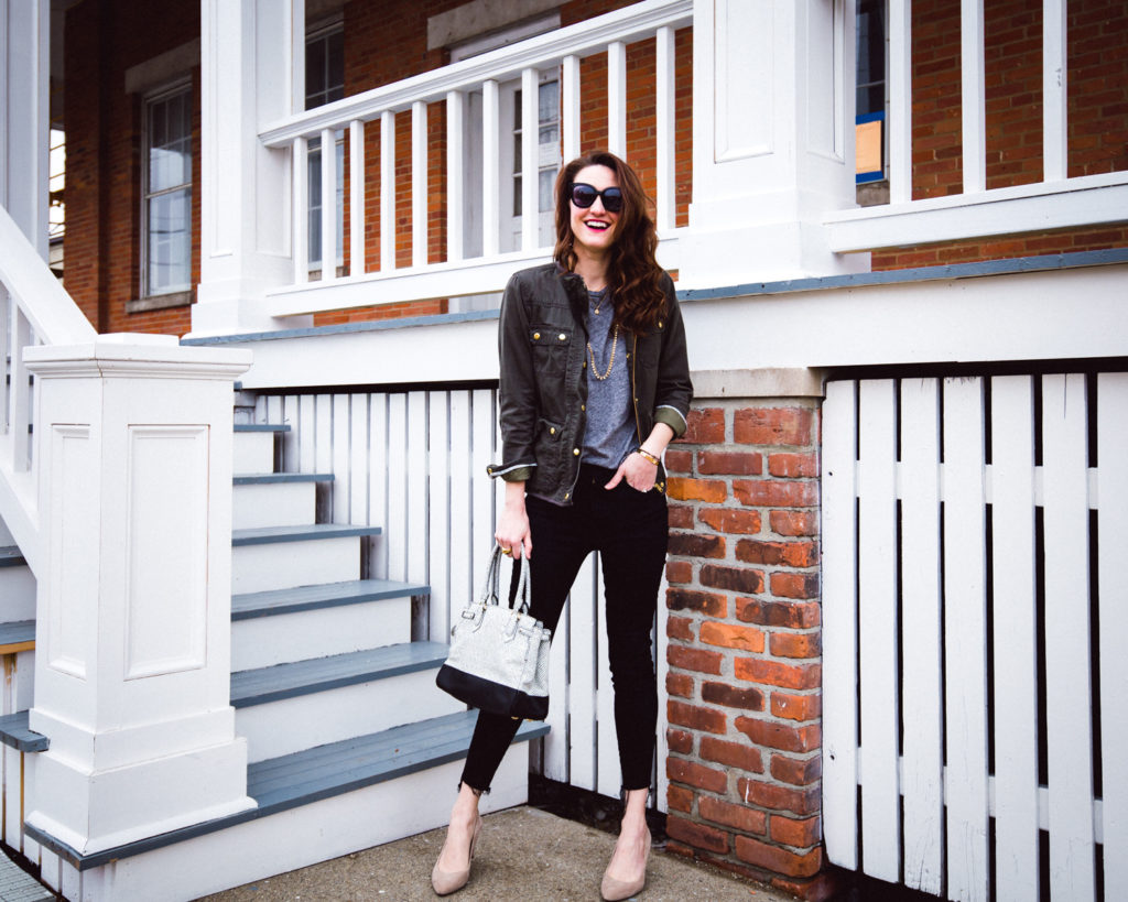 Step-Hem Mother Jeans