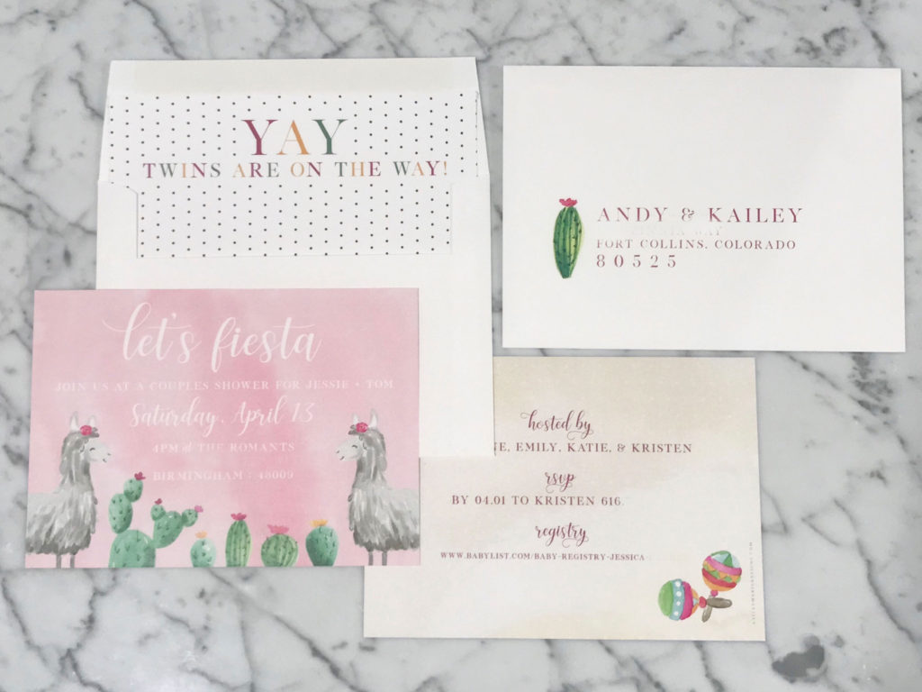 Llama llama baby shower, baby shower invitations