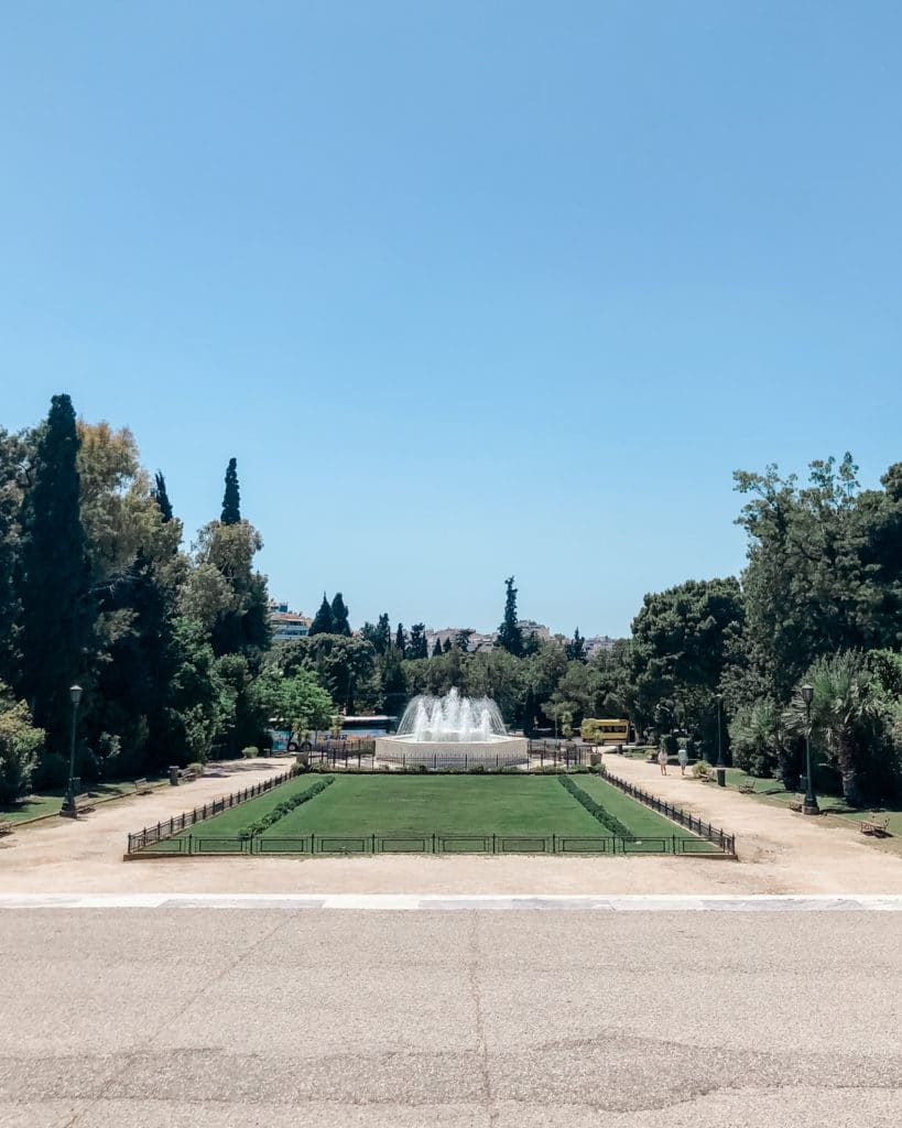 National Garden in Athens, Greece