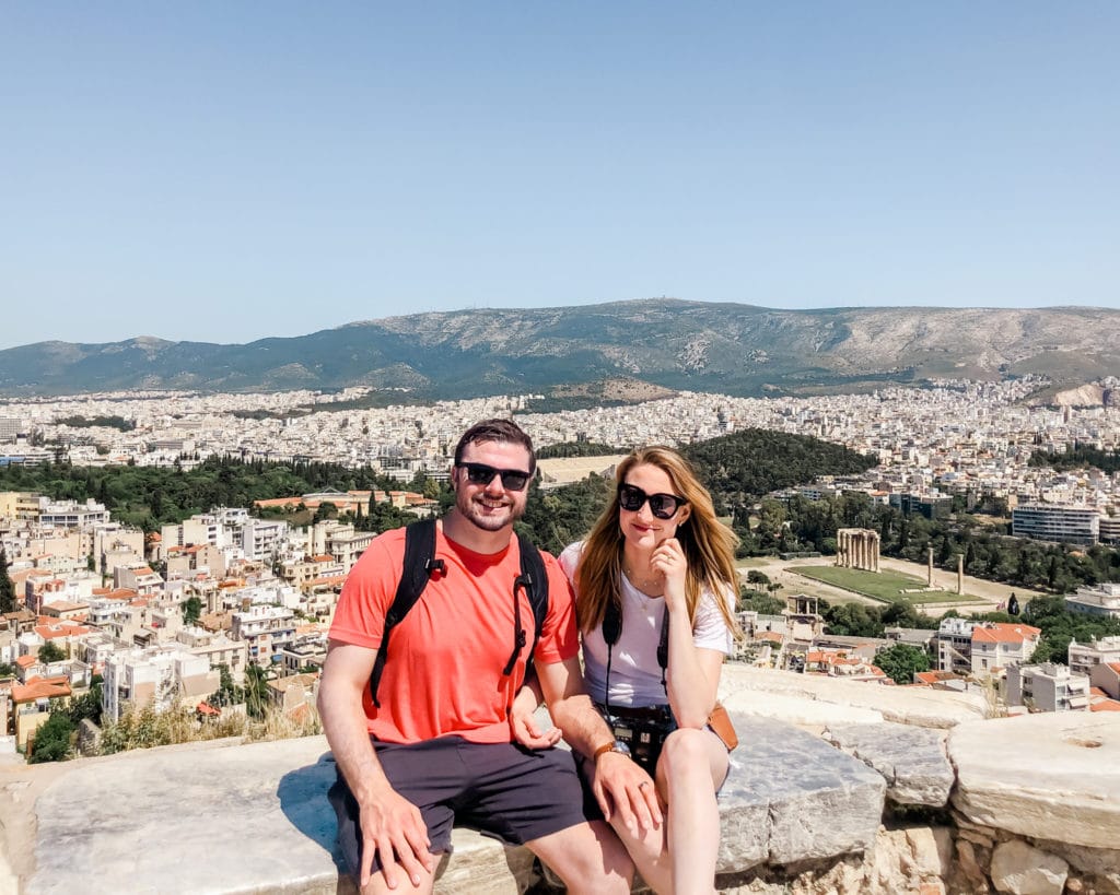Athens Greece, Overlooking Athens