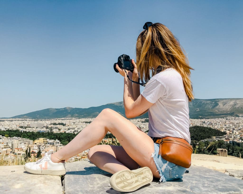 Overlooking a view of Athens, Photography