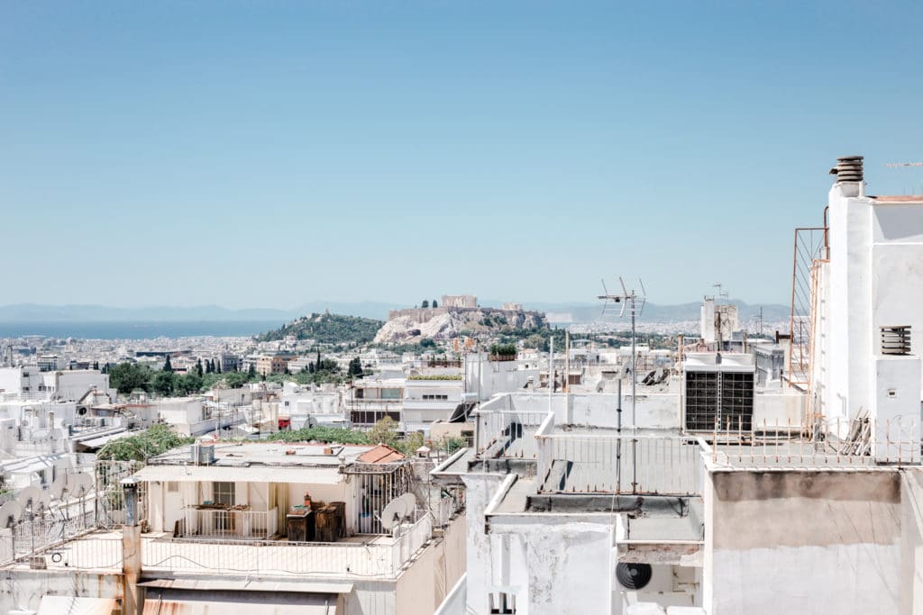View from above in Athens