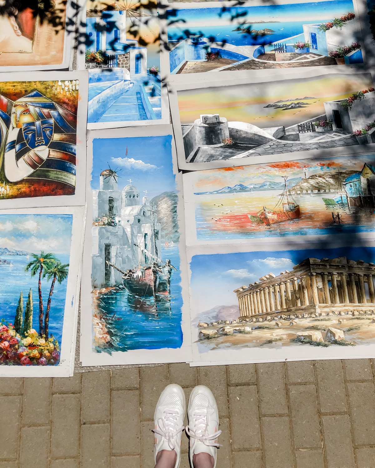 24 Hours In Athens Greece A Complete Guide Isnt That Charming   Streets Of Athens Greece Artwork In Greece 1 