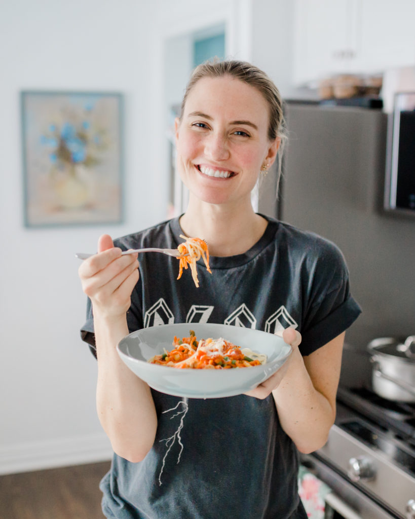 Delicious and healthy carrot spaghetti recipe