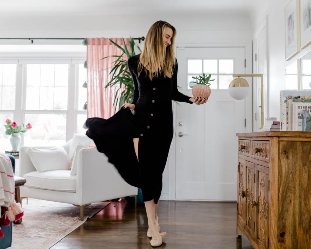 Reformation Dress, Bohemian inspired home