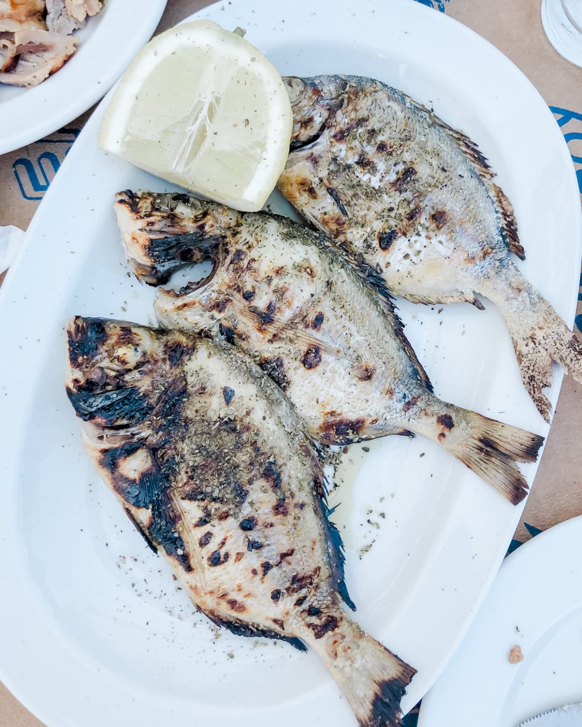 Fresh caught fish in Naoussa