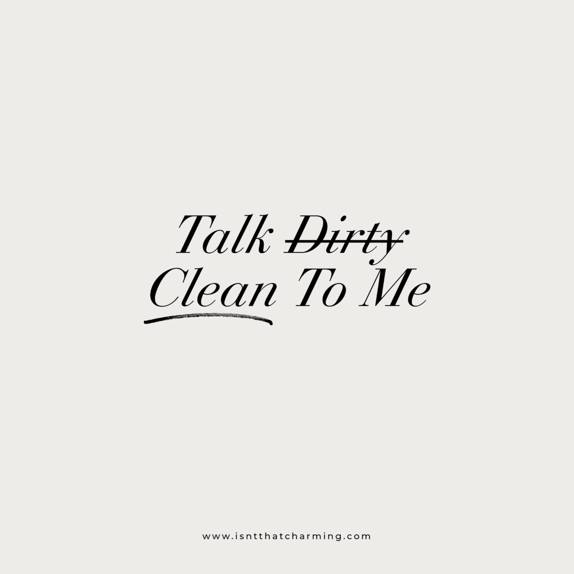 Talk Clean To Me, What is clean beauty?
