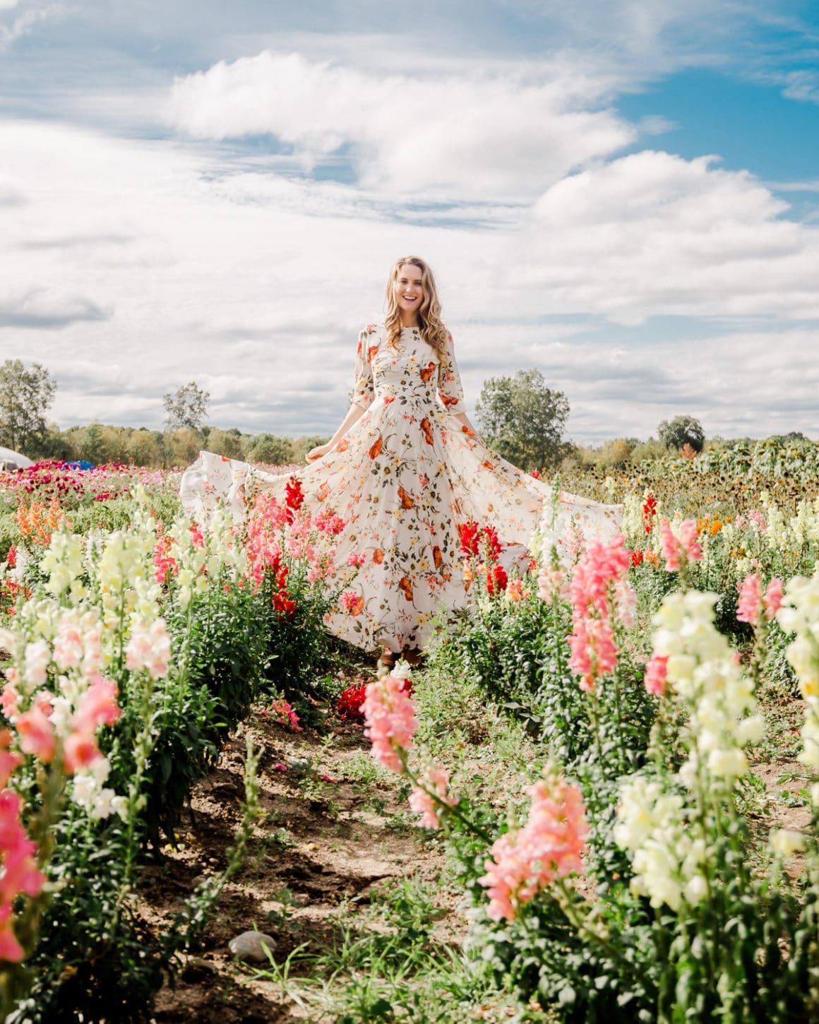 Lela Rose Maxi dress Lela Rose Maxi dress, sitting in a field of flowers