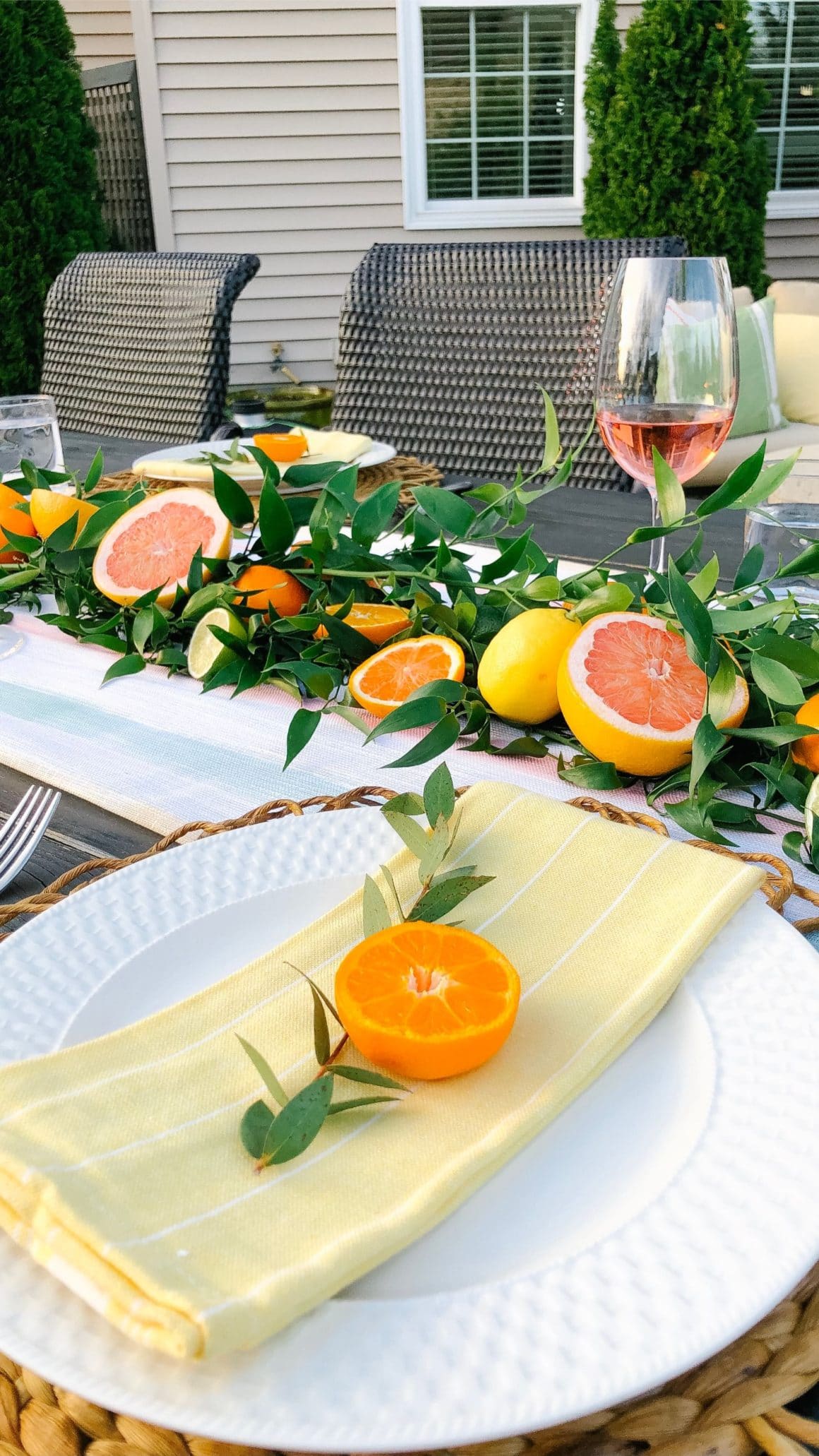 Citrus table decor ideas Citrus table decor ideas