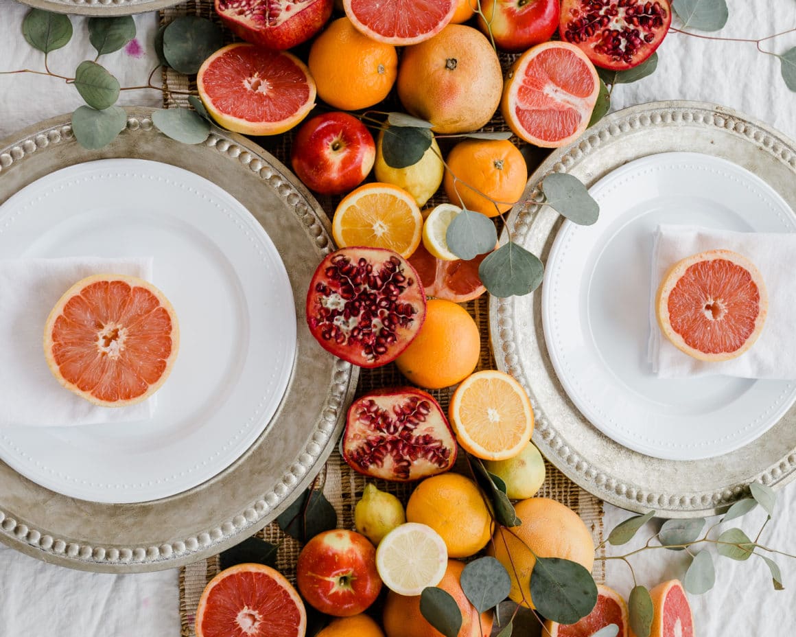 Colorful Citrus Themed Table Decor + 7 Tips For Hosting - Isnt That ...