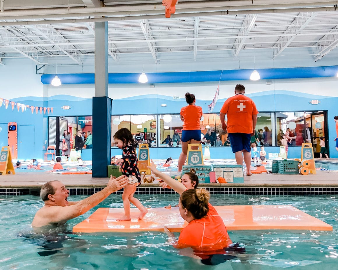 Learning to swim for little kids Learning to swim for little kids