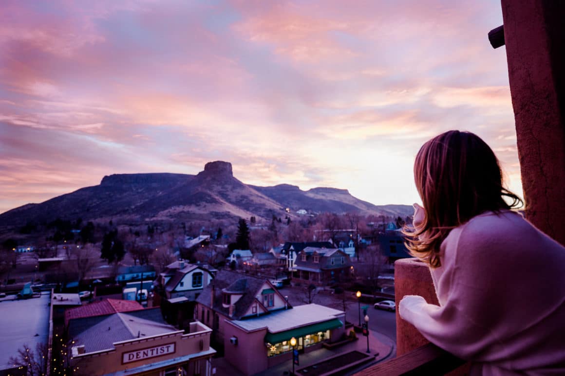 Sunrise in Golden Colorado Sunrise in Golden Colorado, Table Mountain Inn, Places to stay in Golden Colorado