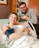 photo after giving birth