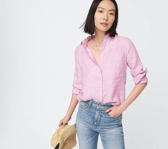 Slim Perfect Shirt in Irish Linen