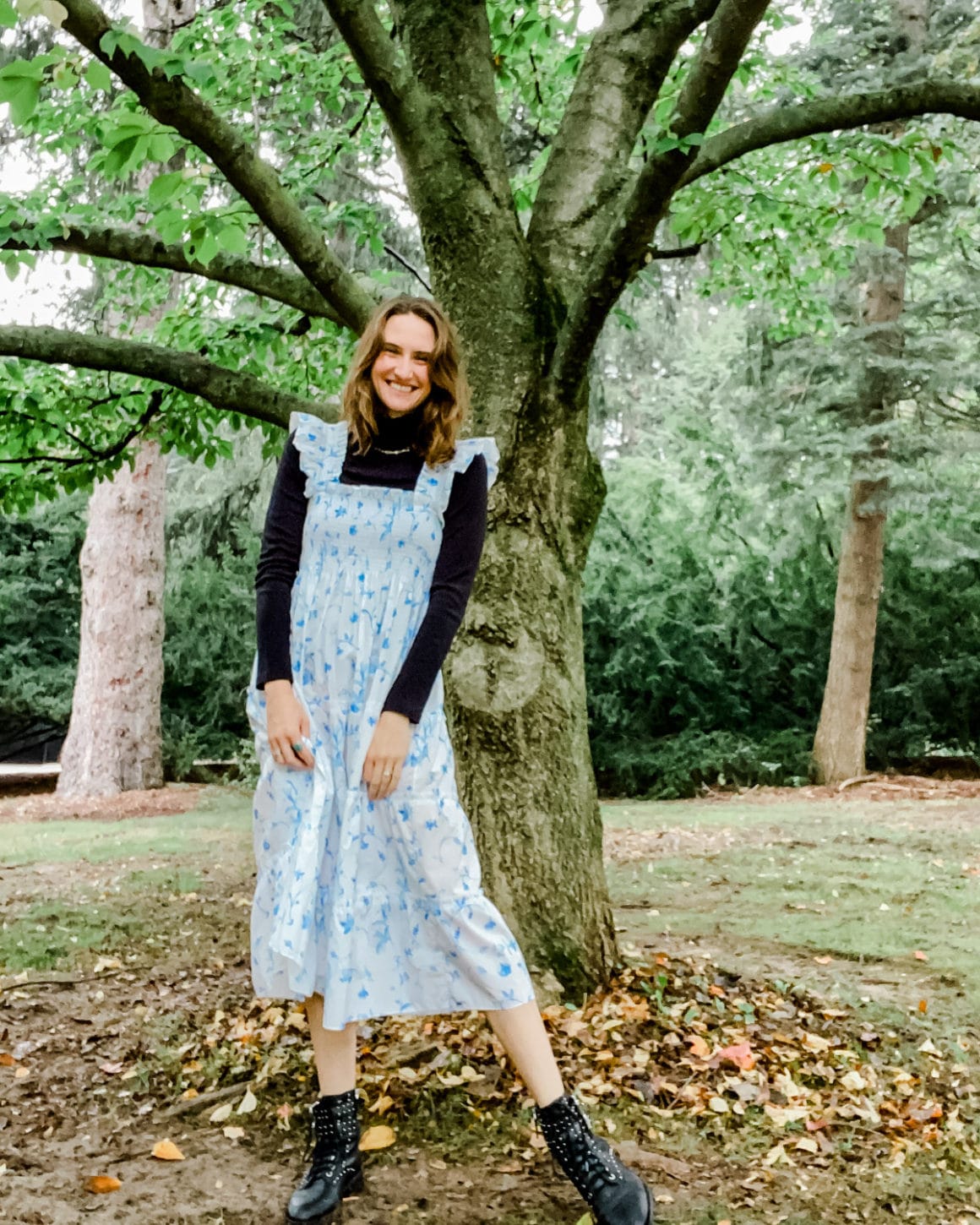 Summer dress for fall